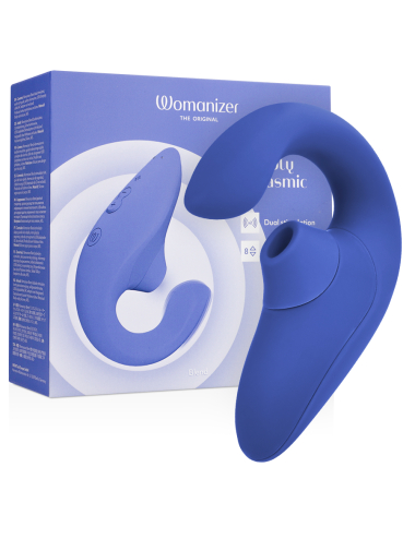 WOMANIZER - BLEND ESTIMULADOR VIBRADOR RABBIT AZUL