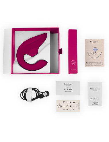 WOMANIZER - BLEND ESTIMULADOR VIBRADOR RABBIT FUCSIA