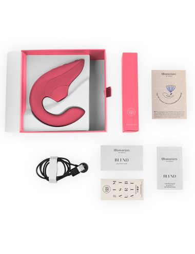 WOMANIZER - BLEND ESTIMULADOR VIBRADOR RABBIT ROSA