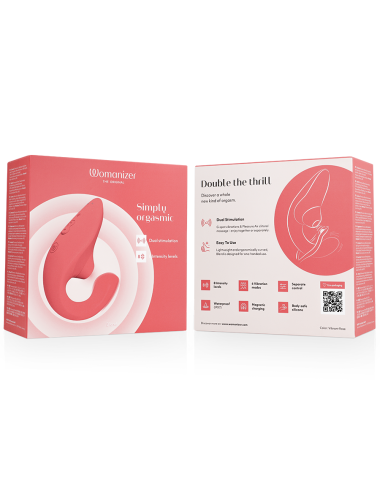 WOMANIZER - BLEND ESTIMULADOR VIBRADOR RABBIT ROSA