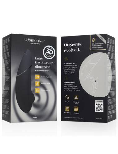 WOMANIZER - NEXT ESTIMULADOR DE CLITORÍS NEGRO