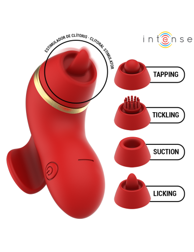 INTENSE - PATTY ESTIMULADOR CON 4 CABEZALES