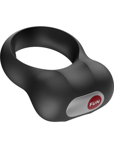FUN FACTORY - STEADY ANILLO VIBRADOR PENE NEGRO