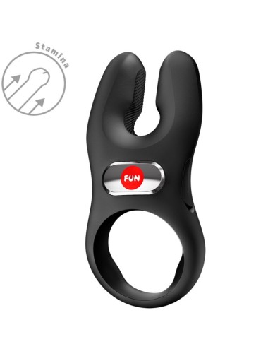 FUN FACTORY - NOS PRO ANILLO VIBRADOR PENE NEGRO