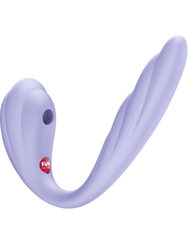 FUN FACTORY - VIVACE DOBLE VIBRADOR INSERTABLE AIR PULSE VIOLETA
