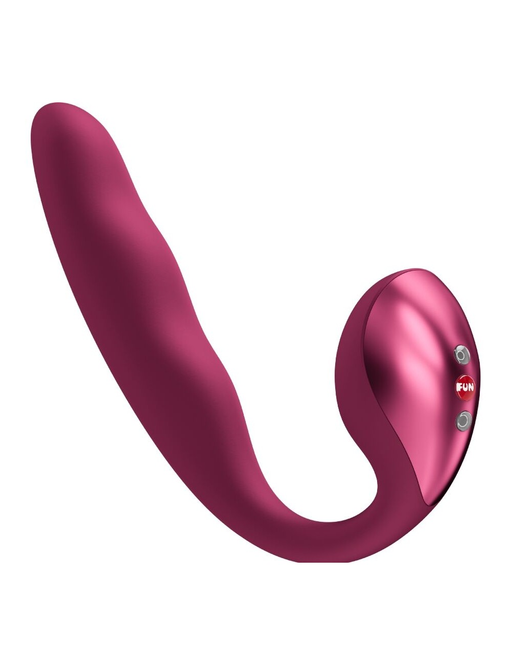 FUN FACTORY - ALLEGRO DOBLE VIBRADOR INSERTABLE AIR PULSE BURDEOS