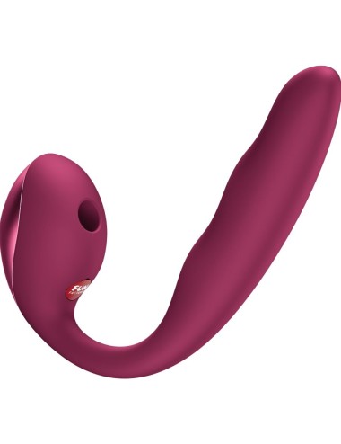 FUN FACTORY - ALLEGRO DOBLE VIBRADOR INSERTABLE AIR PULSE BURDEOS
