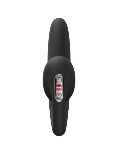 FUN FACTORY - CRESCENDO DOBLE VIBRADOR INSERTABLE AIR PULSE NEGRO