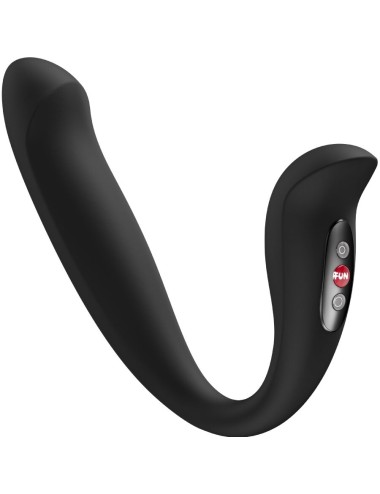 FUN FACTORY - VELOCE DOBLE VIBRADOR INSERTABLE AIR PULSE NEGRO
