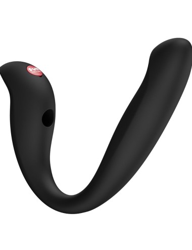 FUN FACTORY - VELOCE DOBLE VIBRADOR INSERTABLE AIR PULSE NEGRO