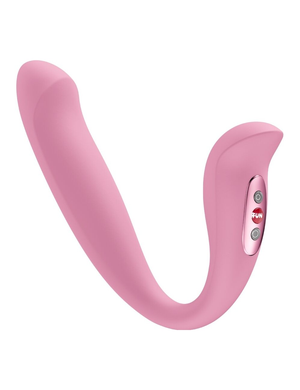 FUN FACTORY - VELOCE DOBLE VIBRADOR INSERTABLE AIR PULSE ROSA