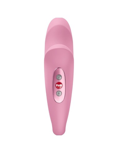 FUN FACTORY - VELOCE DOBLE VIBRADOR INSERTABLE AIR PULSE ROSA