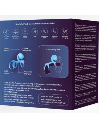 SNAIL VIBE - JOVI ARC ANILLO DE PAREJA CONTROL REMOTO AZUL