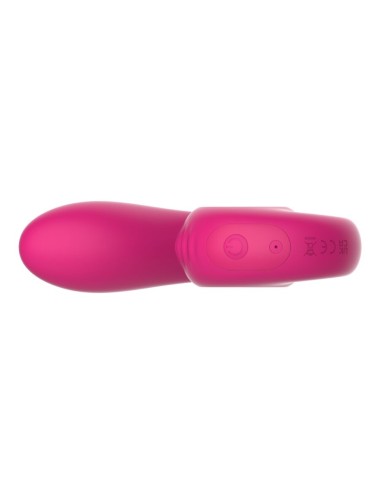 SNAIL VIBE - GIZI LITE VIBRADOR DUAL PUNTO G Y CLÍTORIS ROSA