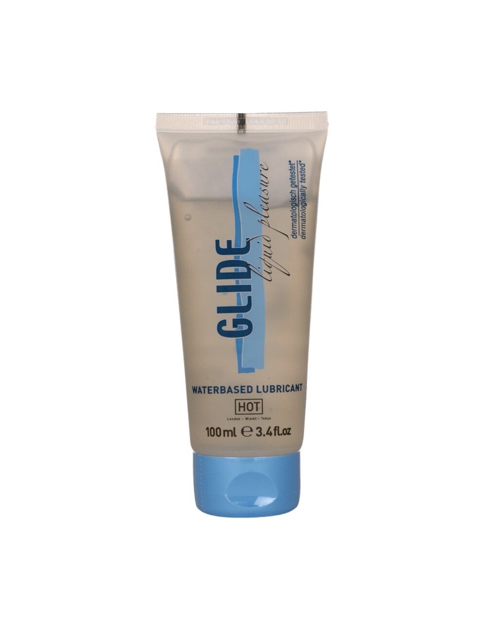 HOT - GLIDE LIQUID PLEASURE LUBRICANTE BASE AGUA 100 ML