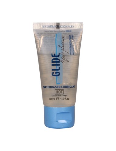 HOT - GLIDE LIQUID PLEASURE LUBRICANTE BASE AGUA 30 ML