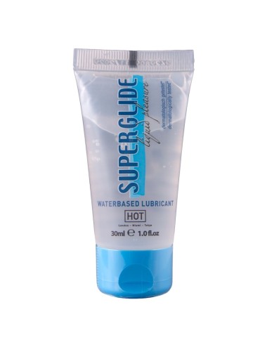 HOT - SUPERGLIDE LIQUID PLEASURE LUBRICANTE BASE AGUA 30 ML
