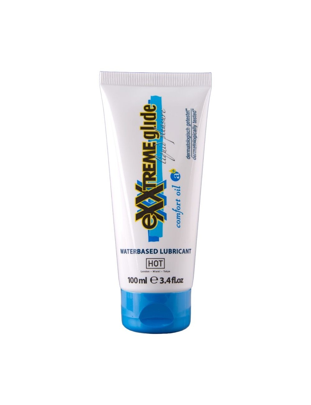 HOT - EXXTREME GLIDE LUBRICANTE BASE AGUA + ACEITE CONFORT A+ 100 ML