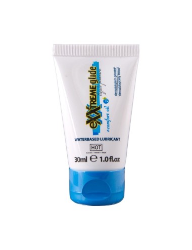 HOT - EXXTREME GLIDE LUBRICANTE BASE AGUA + ACEITE CONFORT A+ 30 ML