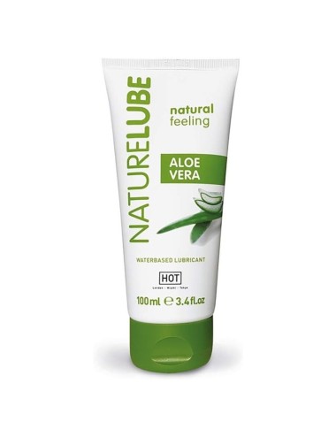 HOT - NATURE LUBE LUBRICANTE BASE AGUA ALOE VERA 100 ML