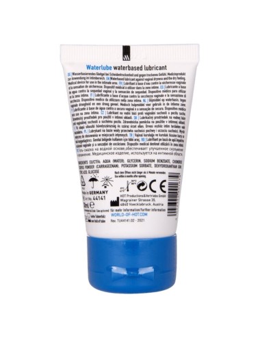 HOT - WATER LUBE LUBRICANTE BASE AGUA AGUA DE MANANTIAL 30 ML