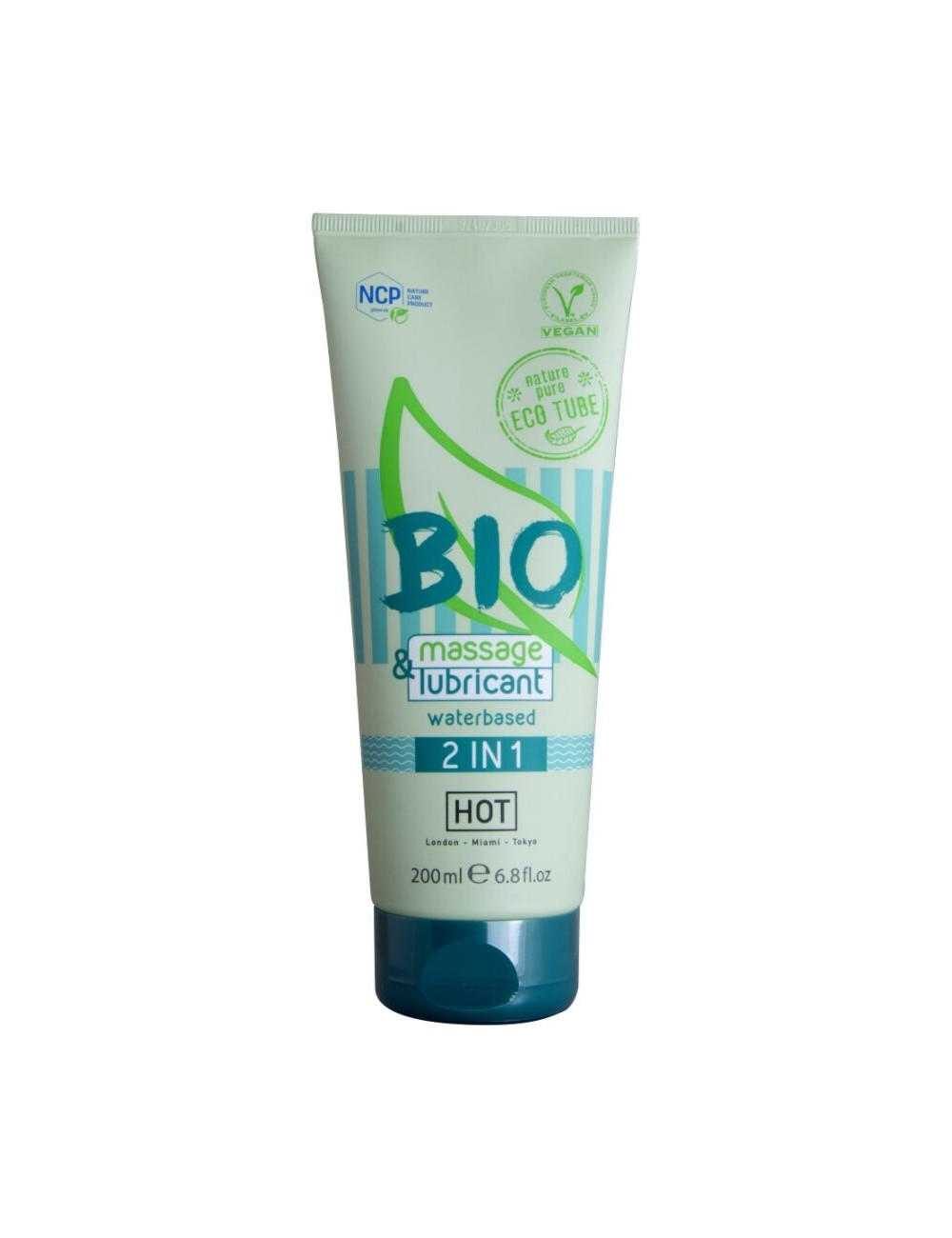HOT - BIO MASSAGE & LUBRICANTE BASE AGUA 2 EN 1 200 ML