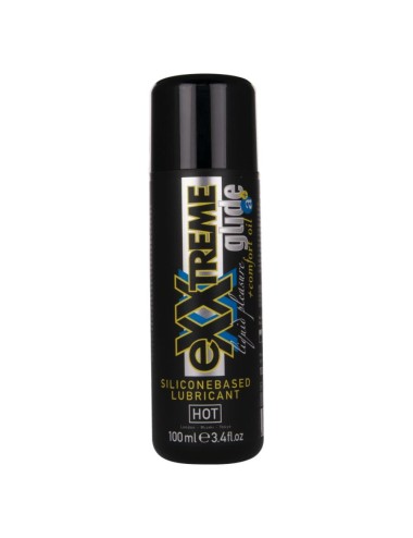 HOT - EXXTREME GLIDE LUBRICANTE BASE SILICONA + ACEITE CONFORT A+ 100 ML