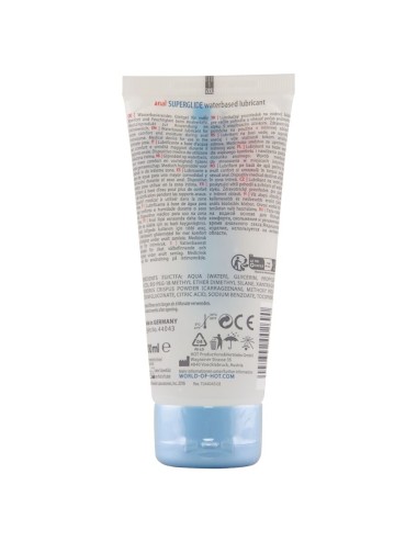 HOT - ANAL SUPERGLIDE LIQUID PLEASURE LUBRICANTE ANAL BASE AGUA 100 ML
