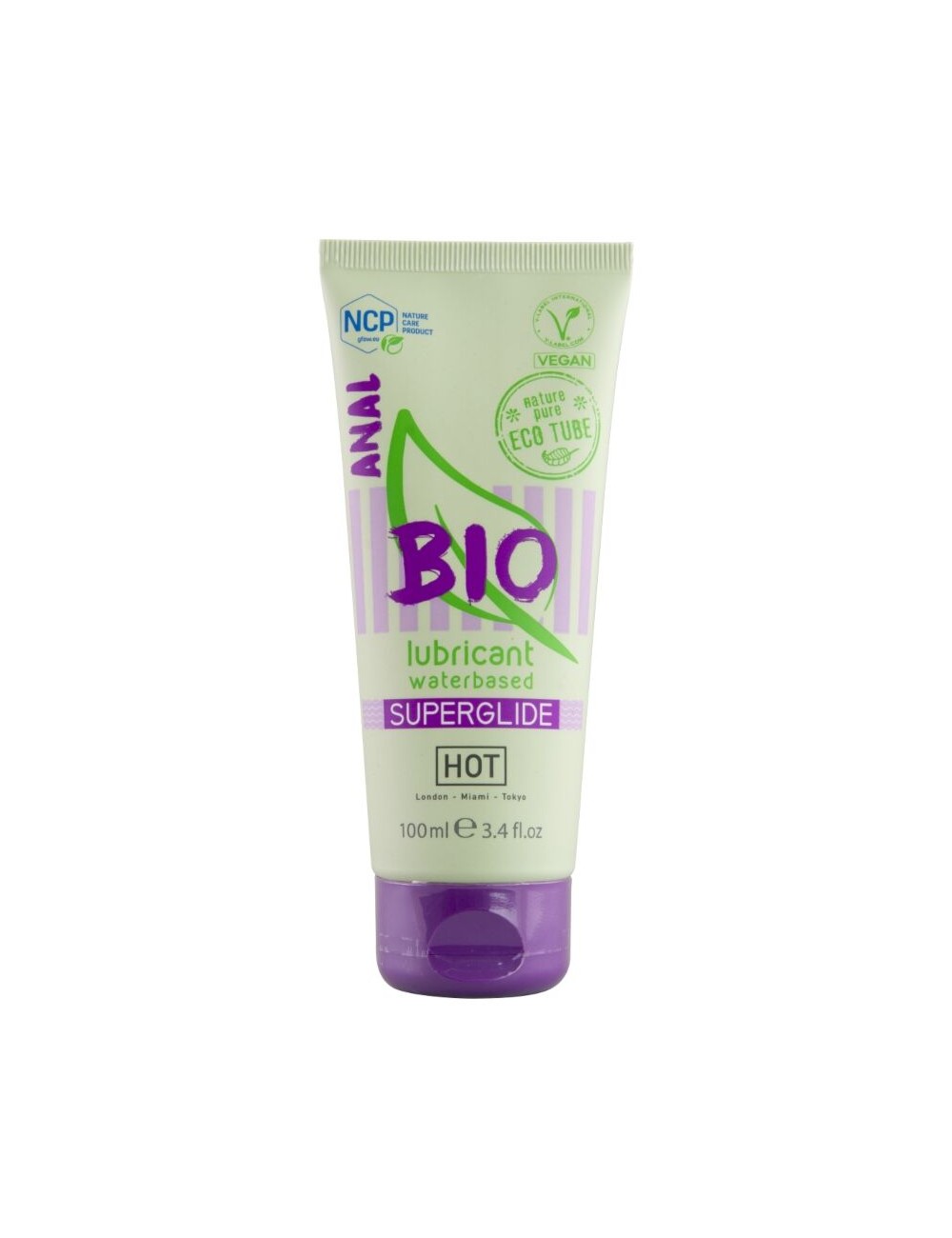 HOT - BIO LUBRICANT LUBRICANTE BIO BASE AGUA SUPERGLIDE ANAL 100 ML