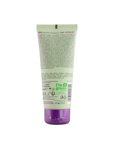 HOT - BIO LUBRICANT LUBRICANTE BIO BASE AGUA SUPERGLIDE ANAL 100 ML