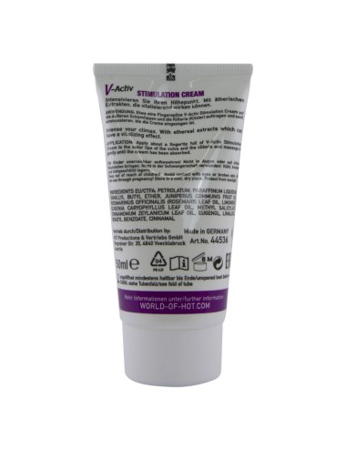 HOT - V-ACTIV CREMA ESTIMULANTE PARA MUJER 50 ML