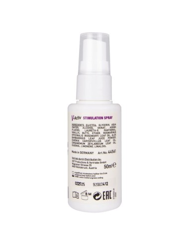 HOT - V-ACTIV SPRAY ESTIMULANTE PARA MUJER 50 ML