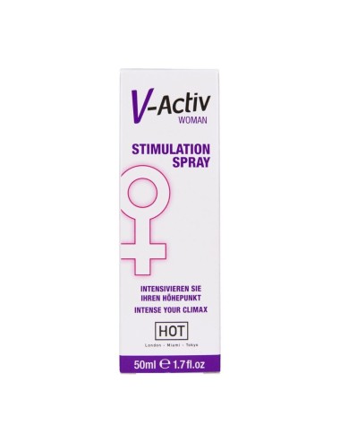 HOT - V-ACTIV SPRAY ESTIMULANTE PARA MUJER 50 ML