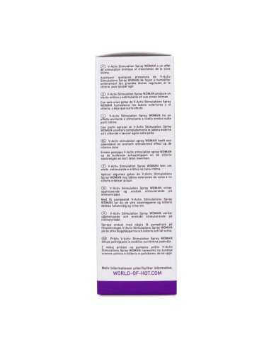 HOT - V-ACTIV SPRAY ESTIMULANTE PARA MUJER 50 ML