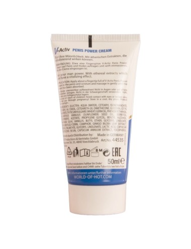 HOT - V-ACTIV PENIS POWER CREMA PARA HOMBRE 50 ML