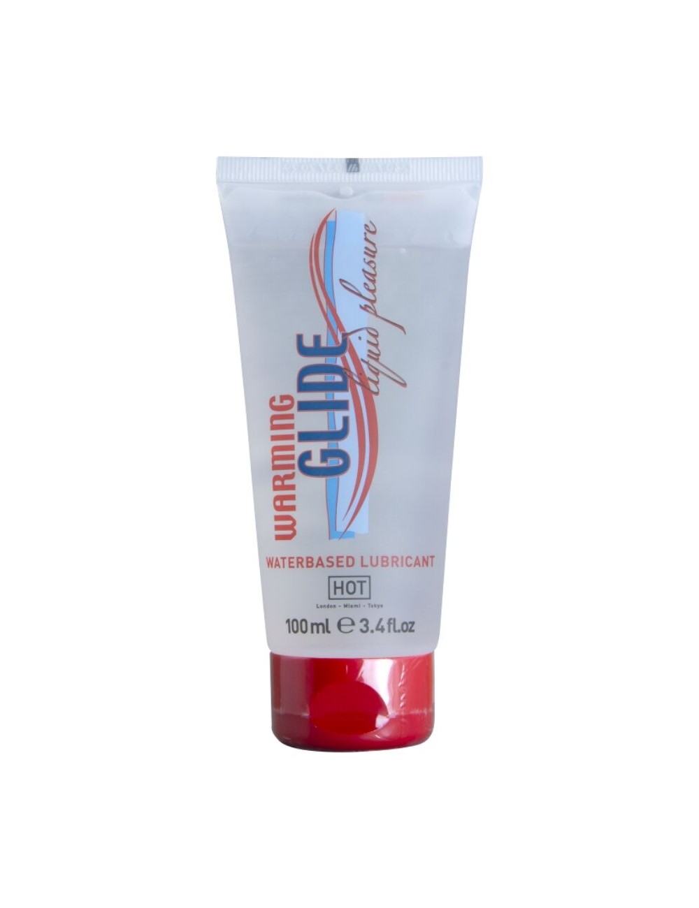 HOT - WARMING GLIDE LIQUID PLEASURE LUBRICANTE BASE AGUA EFECTO CALOR 100 ML