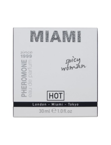 HOT - PERFUME CON FEROMONAS MIAMI SPICY MUJER 30 ML