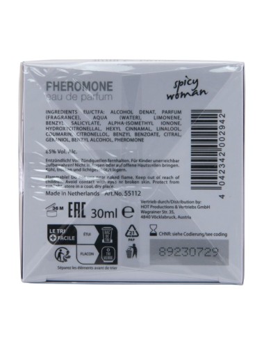 HOT - PERFUME CON FEROMONAS MIAMI SPICY MUJER 30 ML