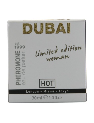 HOT - PERFUME CON FEROMONAS DUBAI EDICIÓN LIMITADA MUJER 30 ML