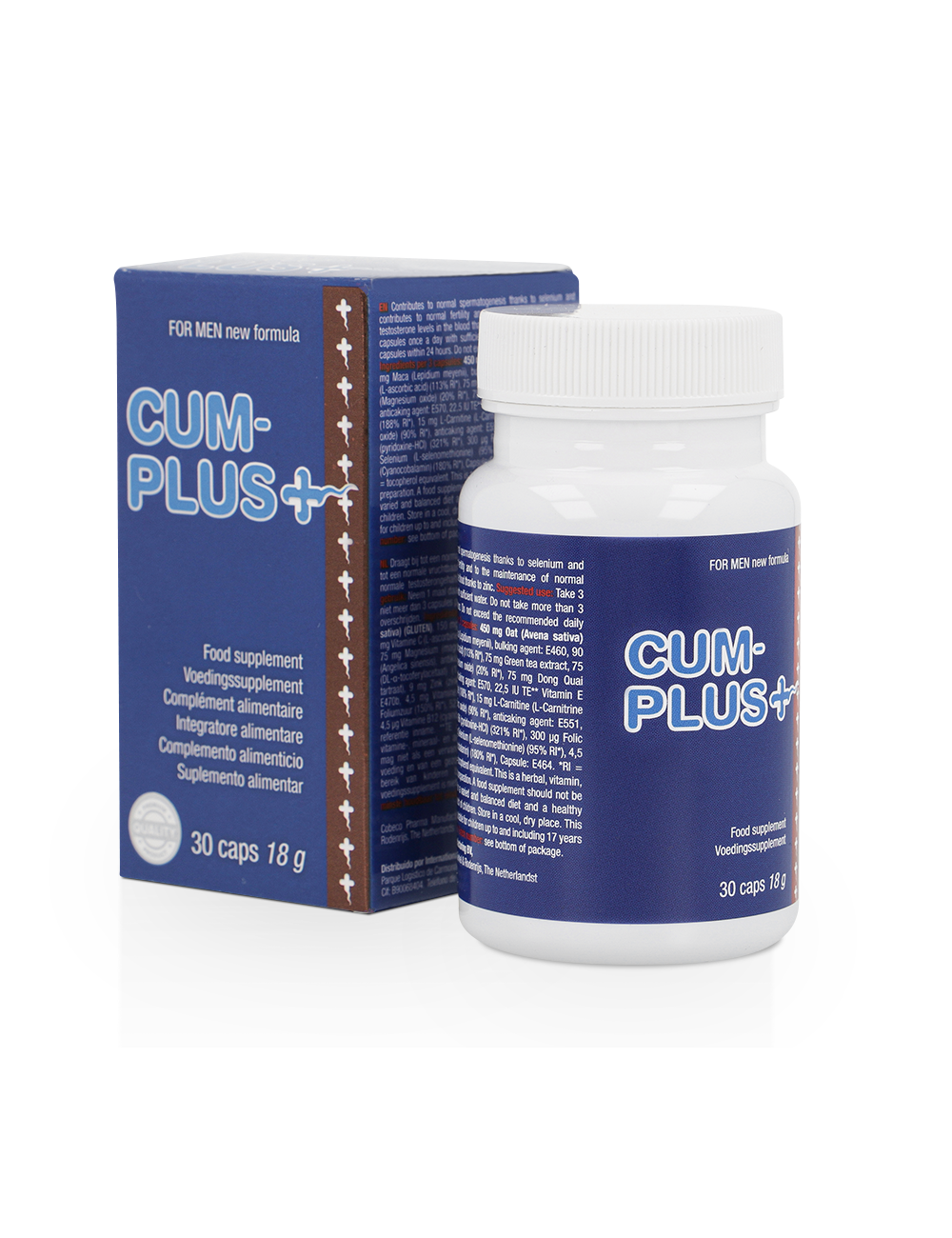 Cum Plus – Complemento alimenticio para la calidad del esperma y el bienestar masculino