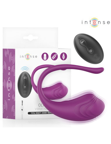 INTENSE - OLIVIA HUEVO VIBRADOR MORADO CONTROL REMOTO