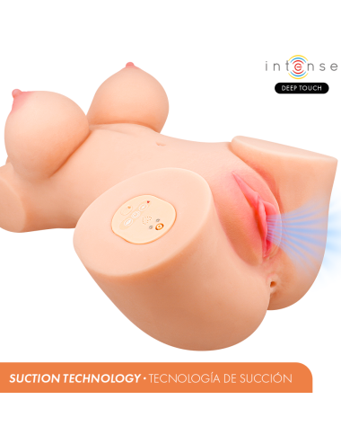 INTENSE DEEP TOUCH - VERO TORSO ANO Y VAGINA CON EFECTO SUCCIÓN