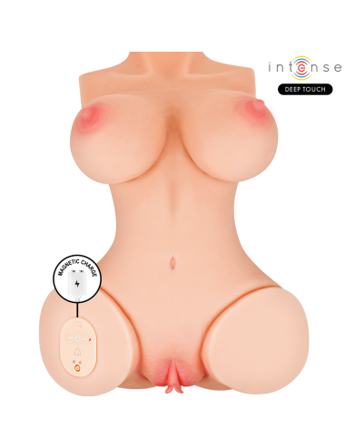 INTENSE DEEP TOUCH - VERO TORSO ANO Y VAGINA CON EFECTO SUCCIÓN, CALOR, VIBRACIÓN Y VOZ CON CONTROL REMOTO 5.5 KG