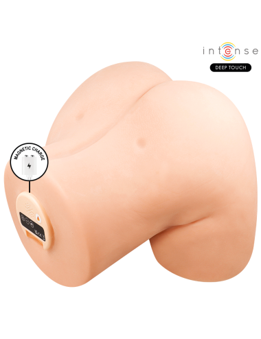 INTENSE DEEP TOUCH - JULIA MASTURBADOR ANO Y VAGINA CON EFECTO SUCCIÓN, CALOR, VIBRACIÓN Y VOZ CON CONTROL REMOTO 9 KG