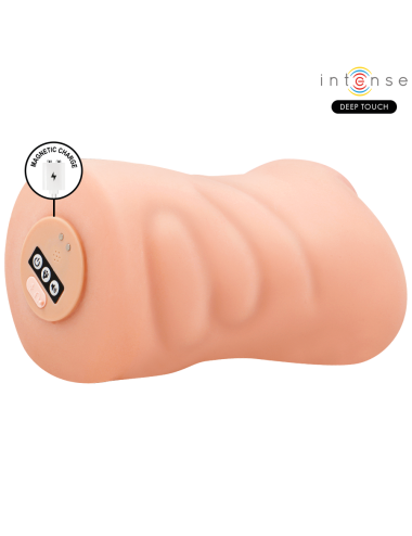 INTENSE DEEP TOUCH - KRISTA MASTURBADOR ANO Y VAGINA CON EFECTO SUCCION, VIBRACION Y VOZ CON CONTROL REMOTO 1.2KG