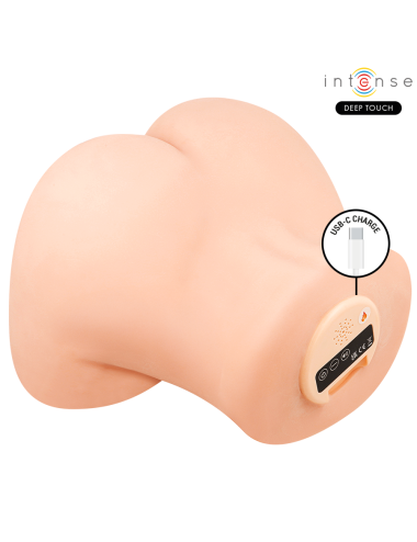 INTENSE DEEP TOUCH - GINGER MASTURBADOR ANO Y VAGINA CON EFECTO SUCCIÓN, CALOR, VIBRACIÓN Y VOZ CON CONTROL REMOTO 5.3 KG