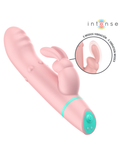 INTENSE - ALVIN ESTIMULADOR RABBIT & VIBRADOR ROLLING + OSCILANTE
