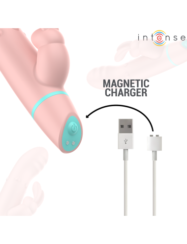 INTENSE - ALVIN ESTIMULADOR RABBIT & VIBRADOR ROLLING + OSCILANTE