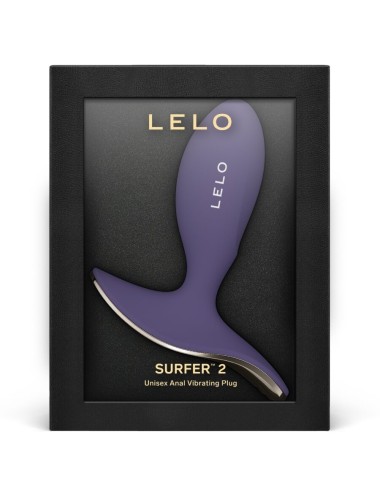 LELO - SURFER 2 PLUG ANAL VIBRADOR UNISEX MORADO