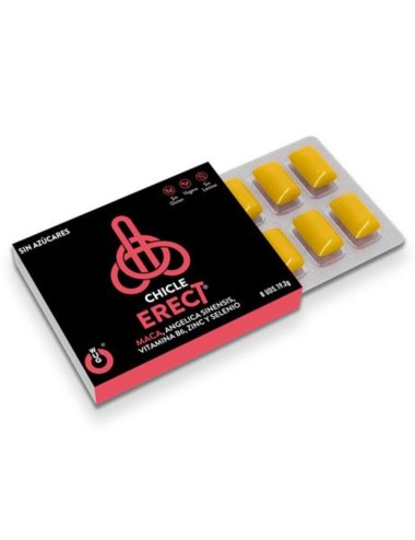 WUG ERECT – 1 X 8 UDS | Chicle funcional con Maca